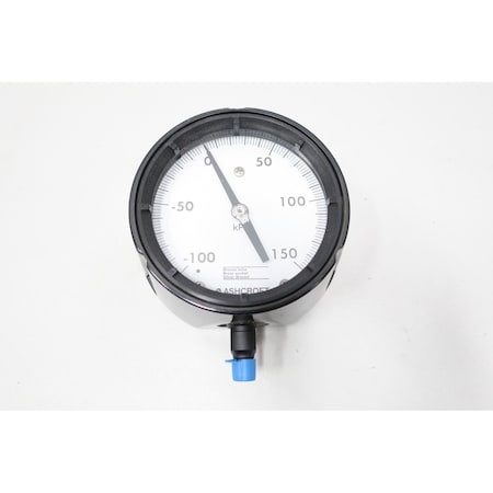 Ashcroft 4-1/2IN 1/4IN -100-150KPA NPT PRESSURE GAUGE 45-1279AS-2L-100/0/150KPA